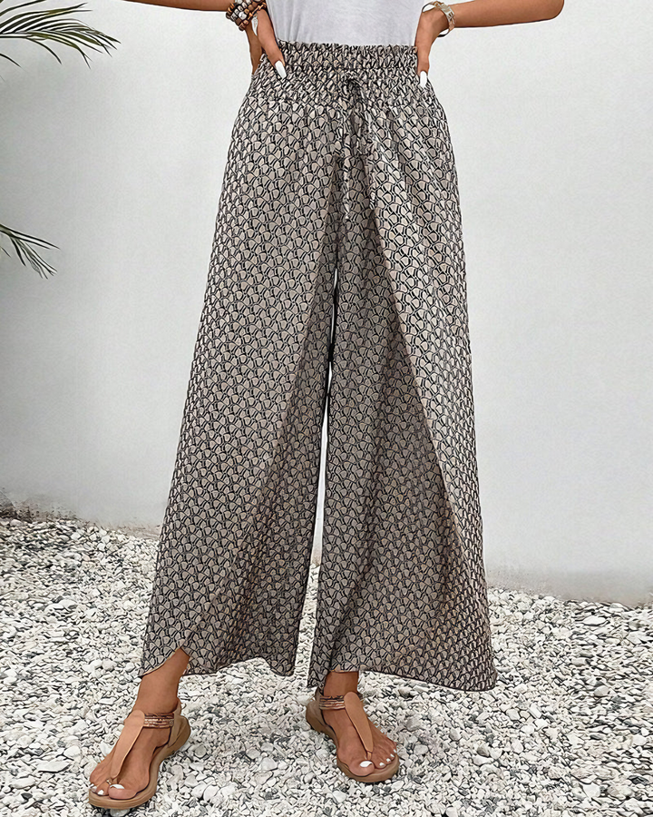Noor | Entspannte Weite Hose für Damen mit hohem Bund