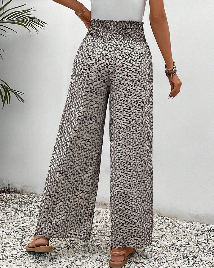 Noor | Entspannte Weite Hose für Damen mit hohem Bund