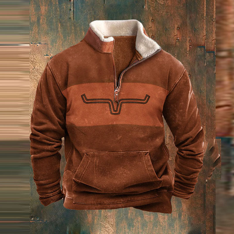 Fred | Wärmender Pullover für Herren mit Reißverschluss