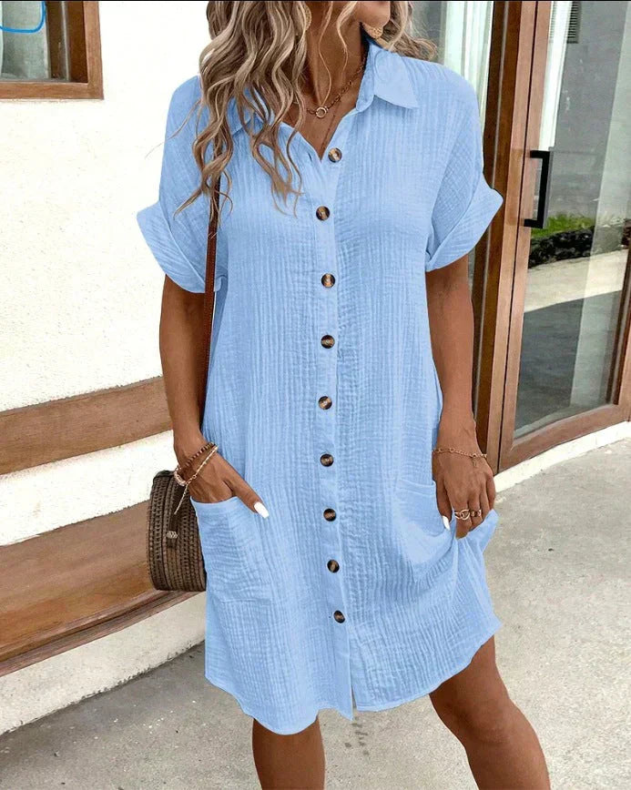 Celest Elegante Polo Minikleid (Fast Ausverkauft) für Damen