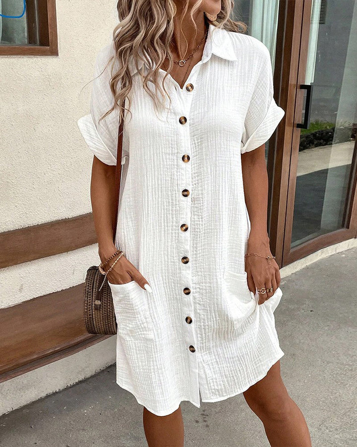 Beatrice | Stilvolles Polo-Kleid mit langen Ärmeln