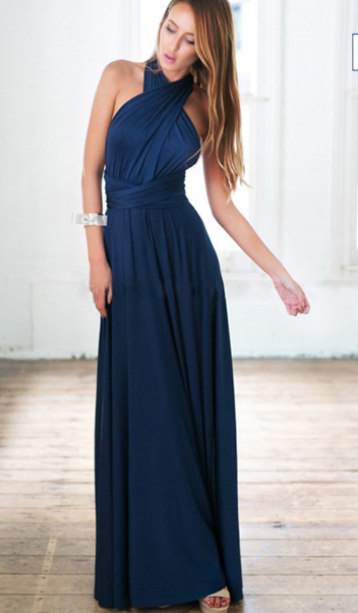 a-Lot | Vielseitiges Wickelkleid für Damen mit Wasserfallausschnitt