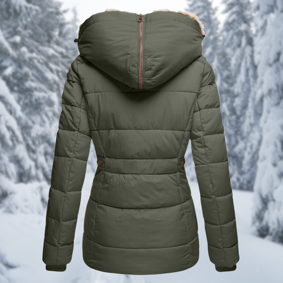 Damenjacke mit Taschen und Kapuze