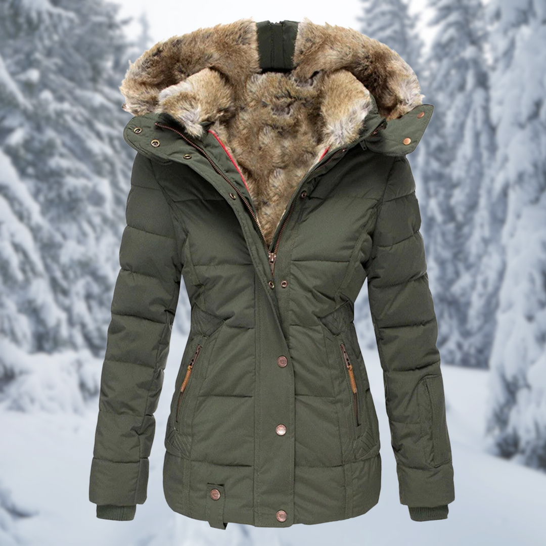 Damenjacke mit Taschen und Kapuze