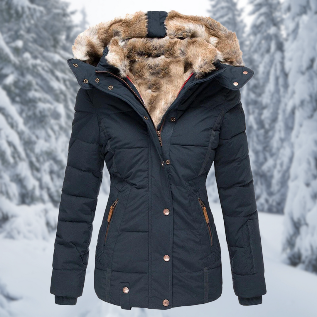 Damenjacke mit Taschen und Kapuze