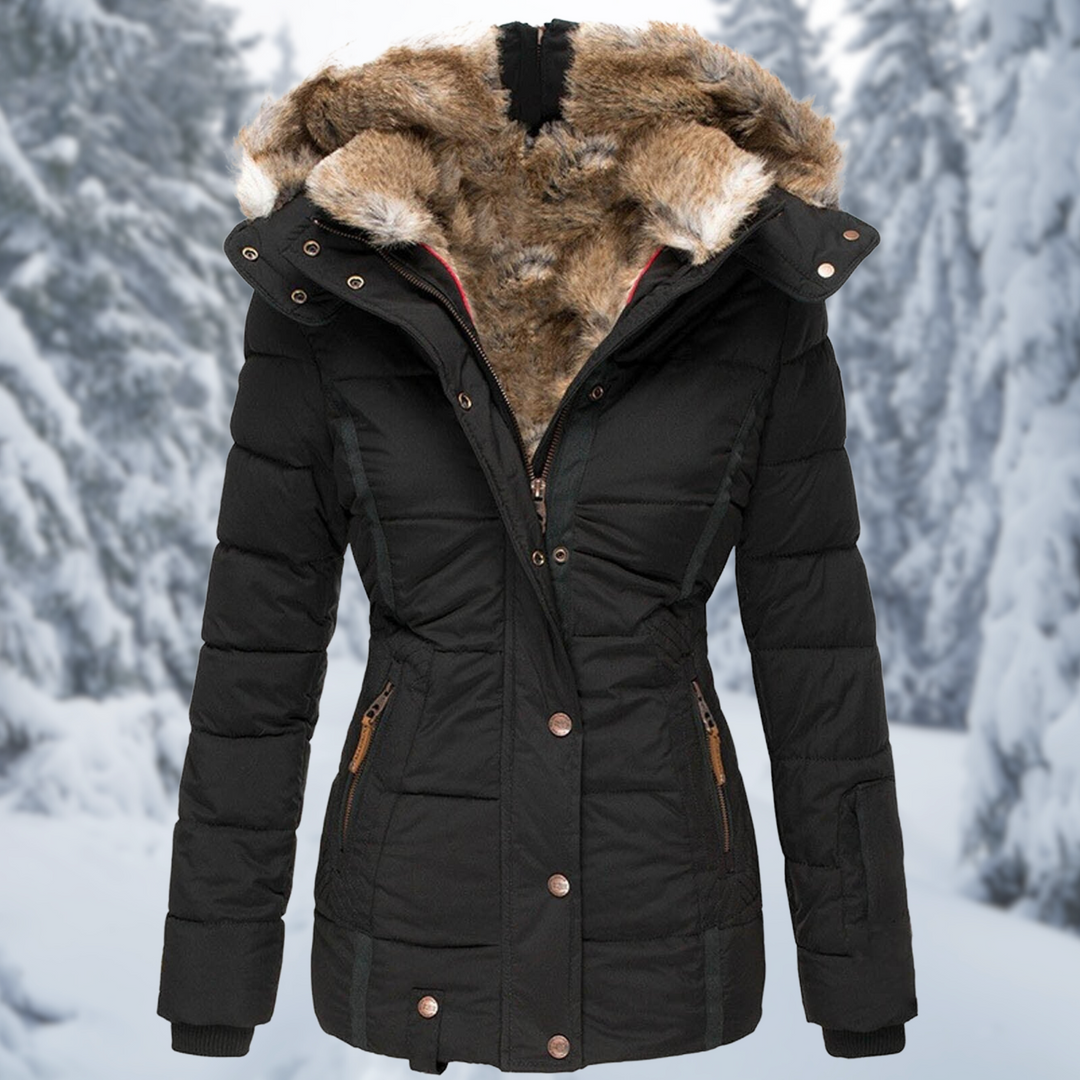 Damenjacke mit Taschen und Kapuze