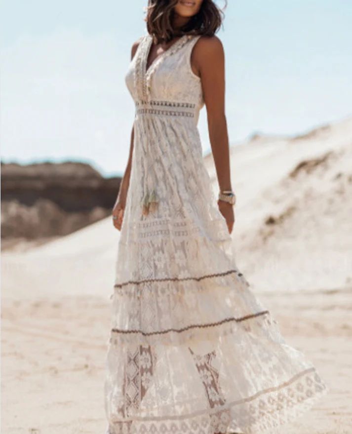 Nina | Luxe Bohemian Midikleid (Fast ausverkauft) für Damen