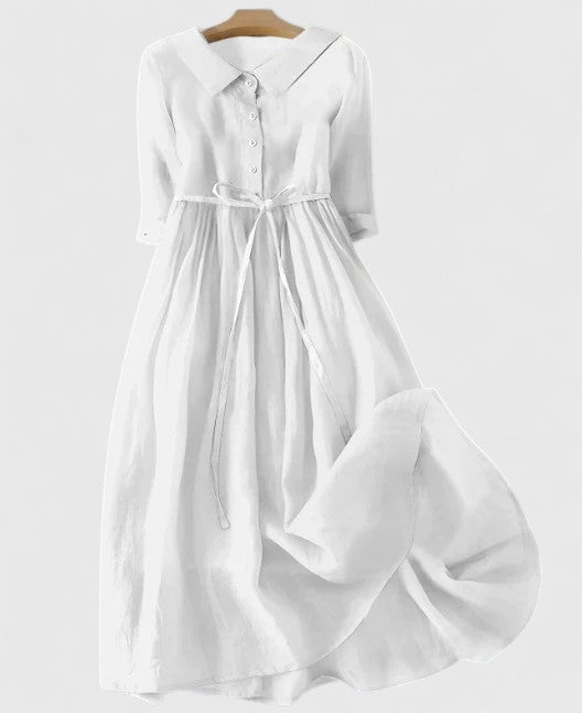 Tharyssa | Elegantes Midikleid für den frühen Frühling für Damen