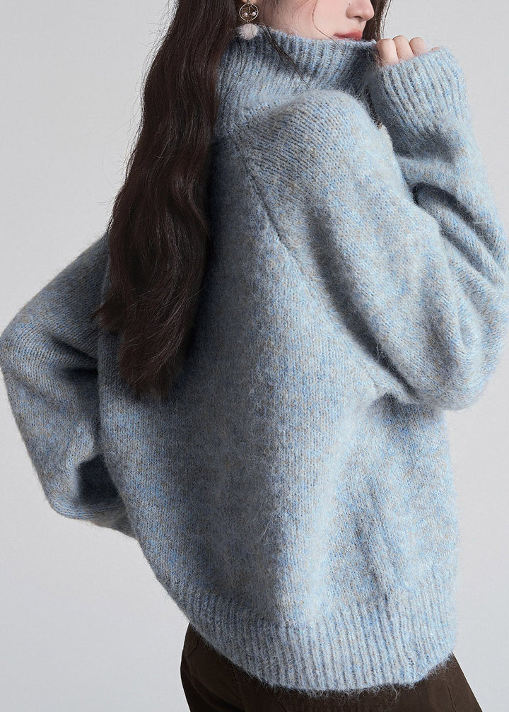 Damen Strickjacke mit langen Ärmeln, Knöpfen und Peter-Pan-Kragen