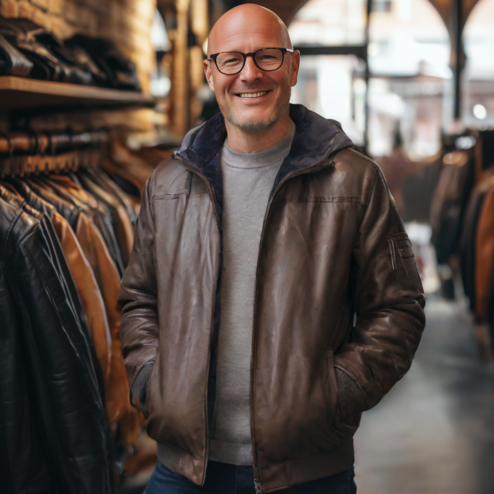 Stylische Premium Winterjacke für Herren mit Kapuze und langen Ärmeln