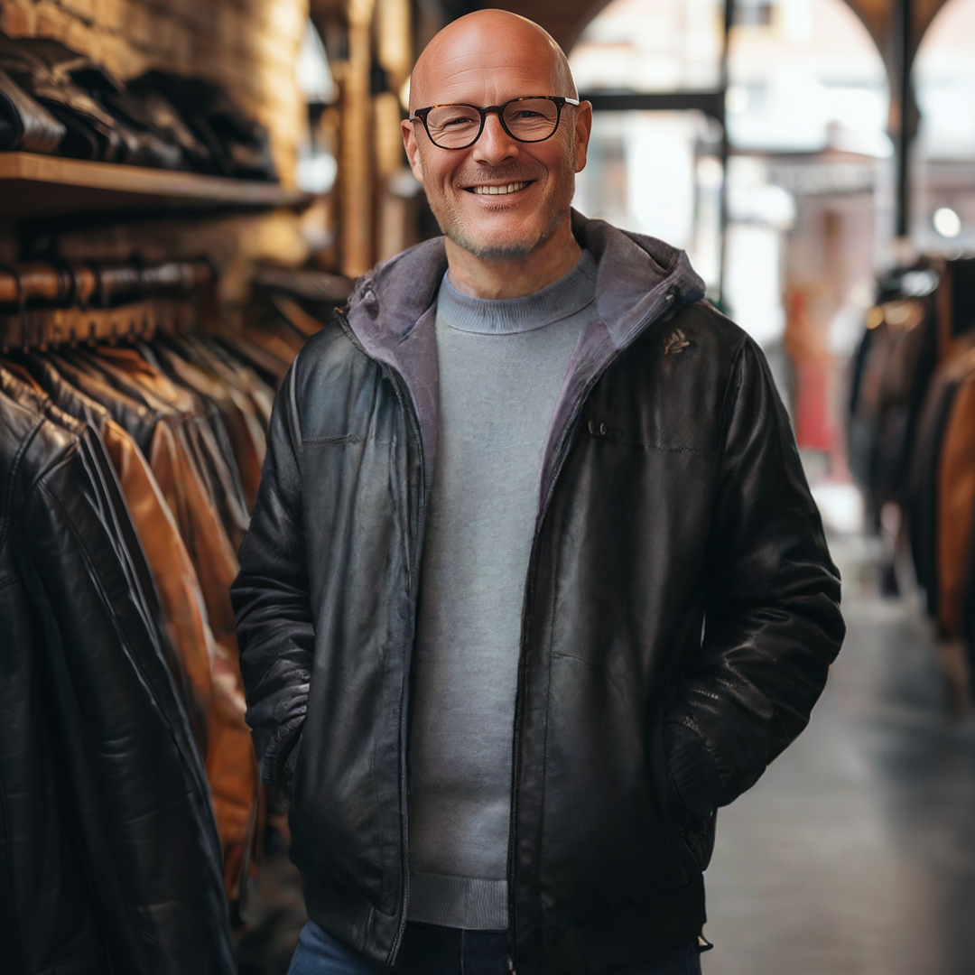Stylische Premium Winterjacke für Herren mit Kapuze und langen Ärmeln