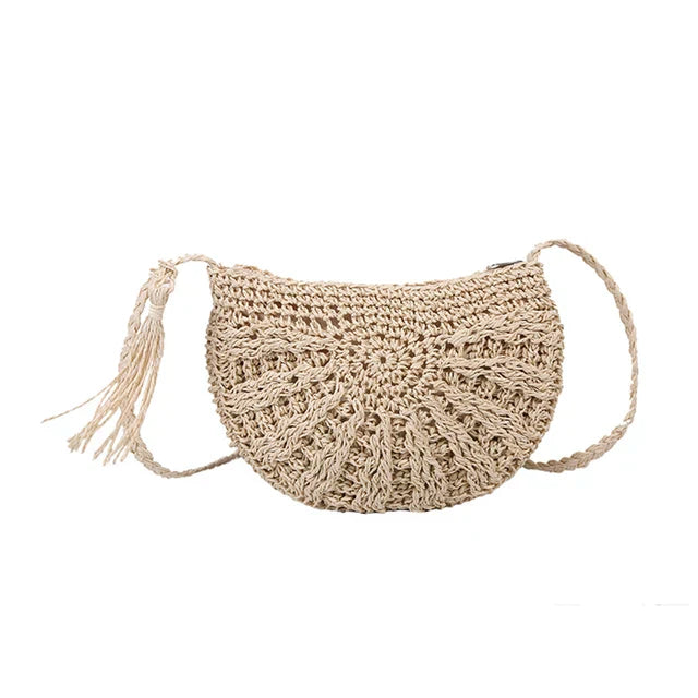 Eirinora | Gehäkelte Schultertasche im Bohemian-Stil für Damen