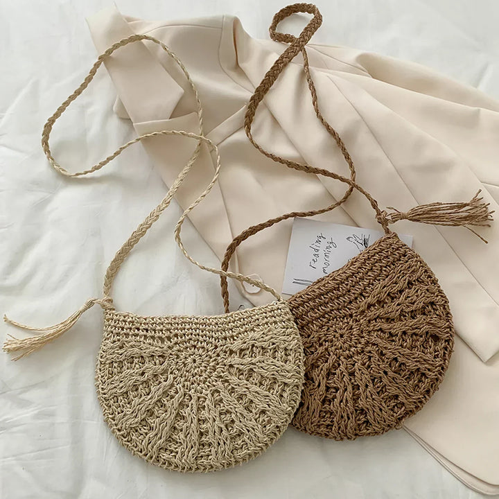 Eirinora | Gehäkelte Schultertasche im Bohemian-Stil für Damen