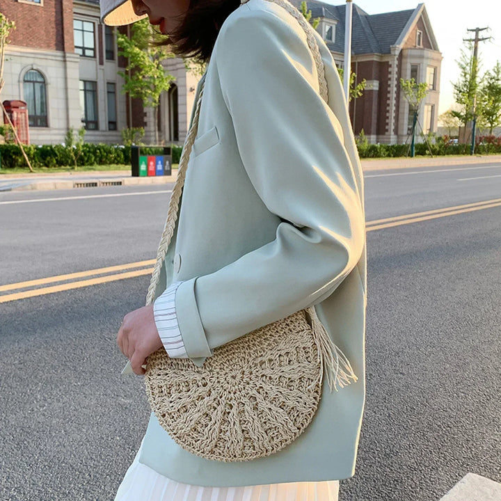 Eirinora | Gehäkelte Schultertasche im Bohemian-Stil für Damen