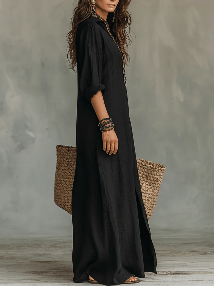 WILLOW | Müheloses Maxikleid für Damen mit schmeichelhaftem Schnitt für vielseitige Alltagslooks