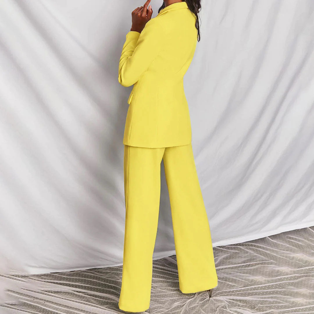 Lucia | Elegantes Set aus Blazer und Hose für Damen mit weiter Passform