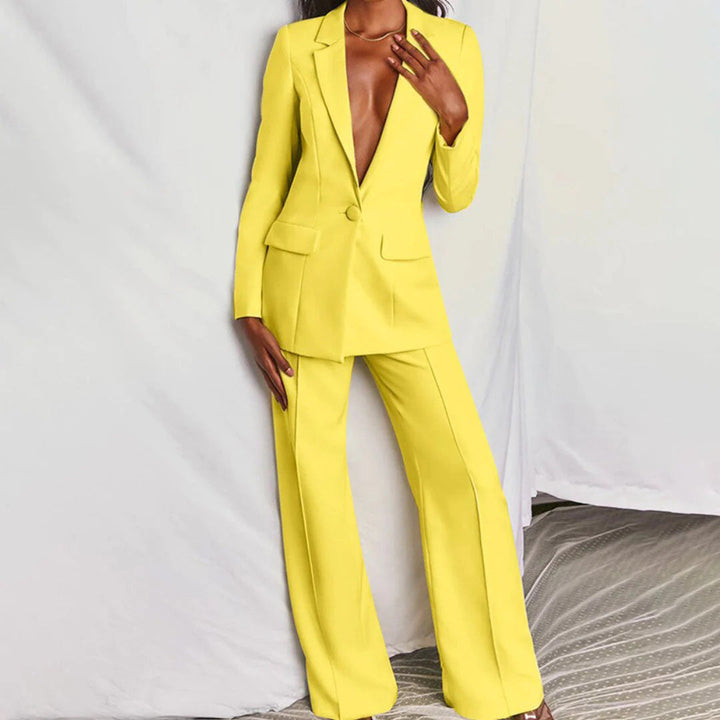 Lucia | Elegantes Set aus Blazer und Hose für Damen mit weiter Passform