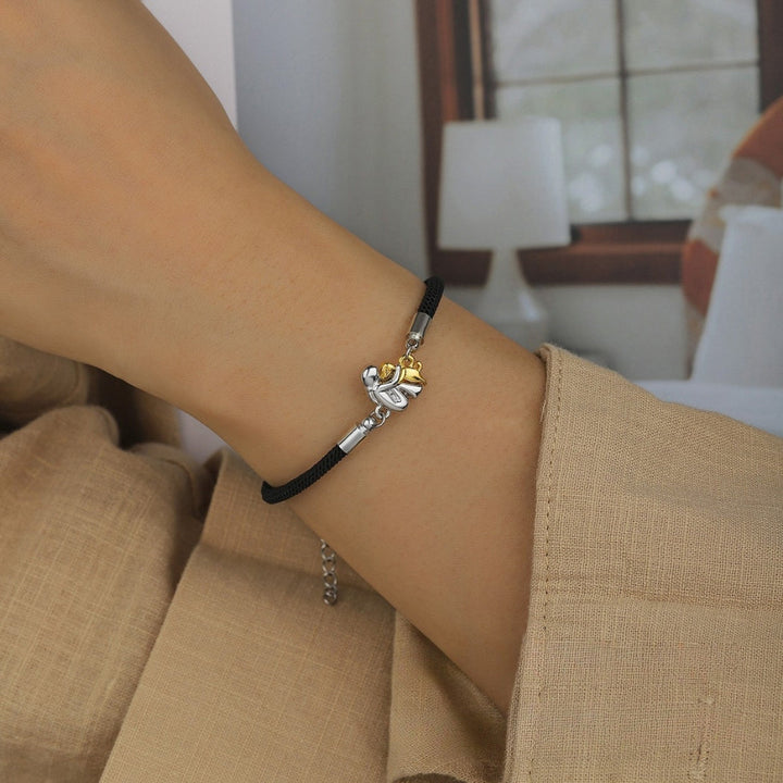 katy | Armband mit Schnur und Hundemotiv