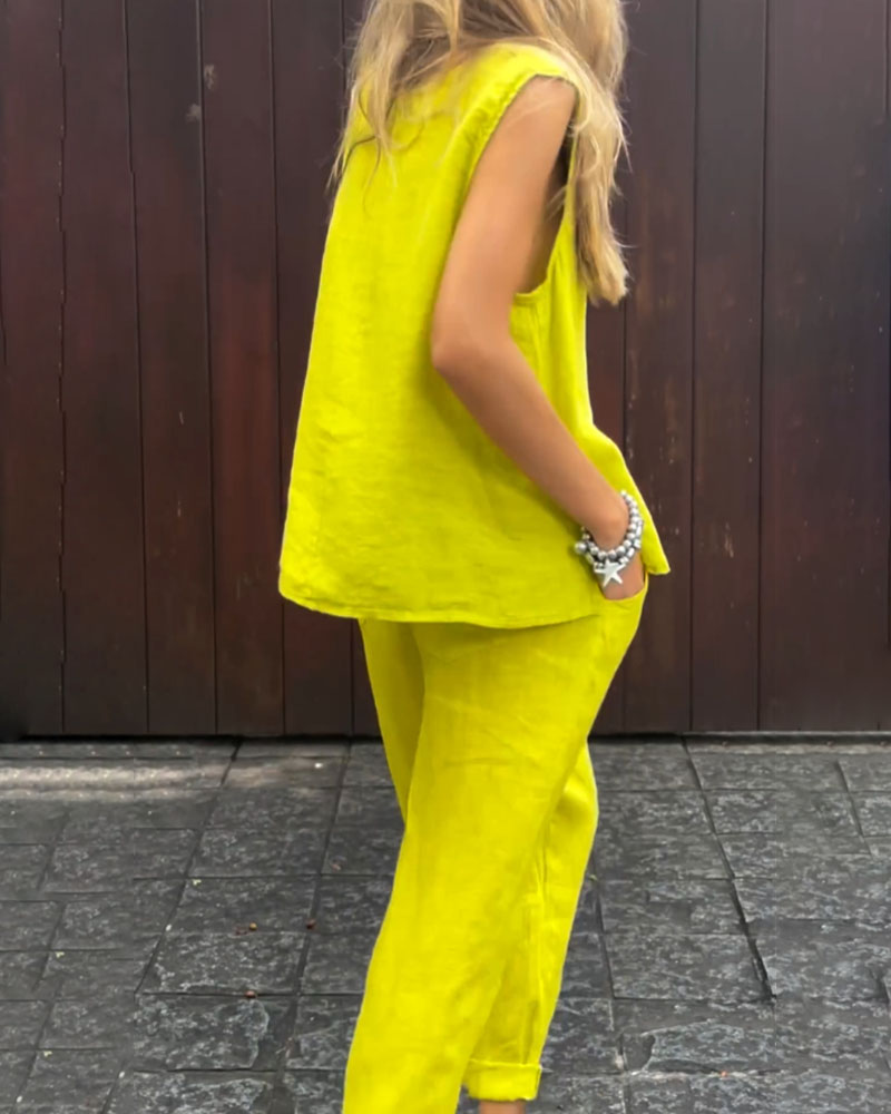 Zenneth | Lässiges Zweiteiliges Set