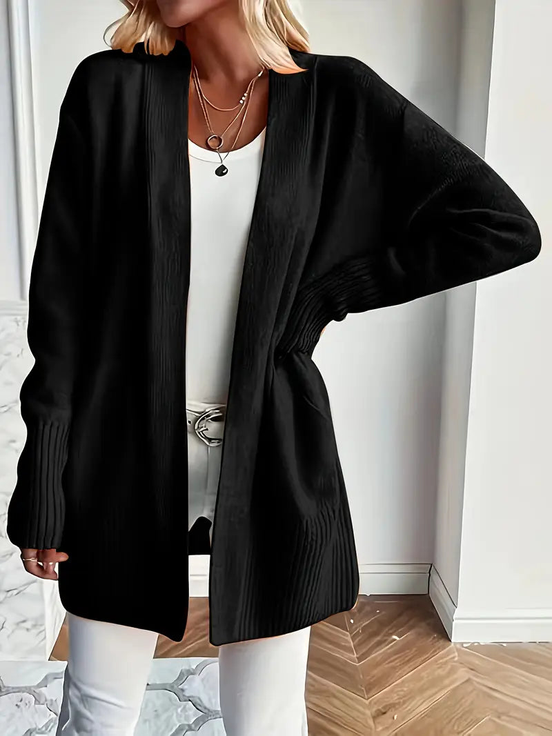 Flor | Gemütlicher Strickcardigan für Damen mit V-Ausschnitt und langen Ärmeln