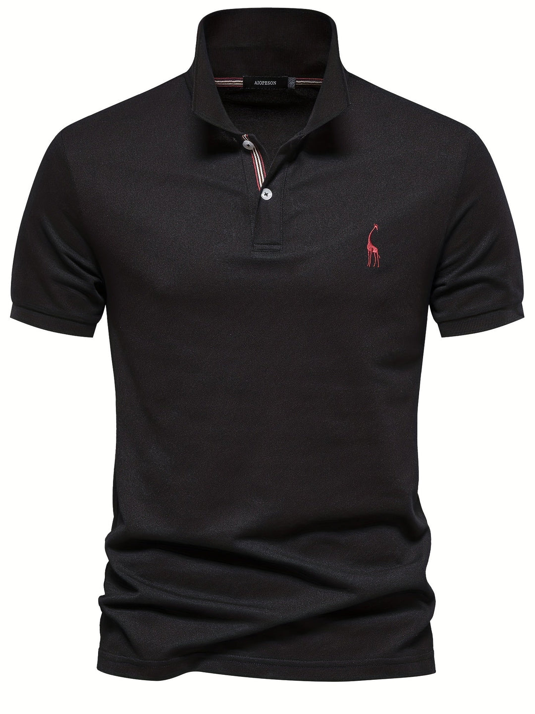 Leonardo | Herren besticktes Poloshirt mit kurzen Ärmeln