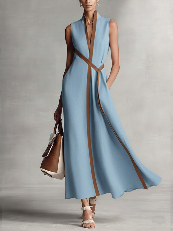 Elira | Leichtes Breeze-Maxikleid für Damen mit Rundhalsausschnitt