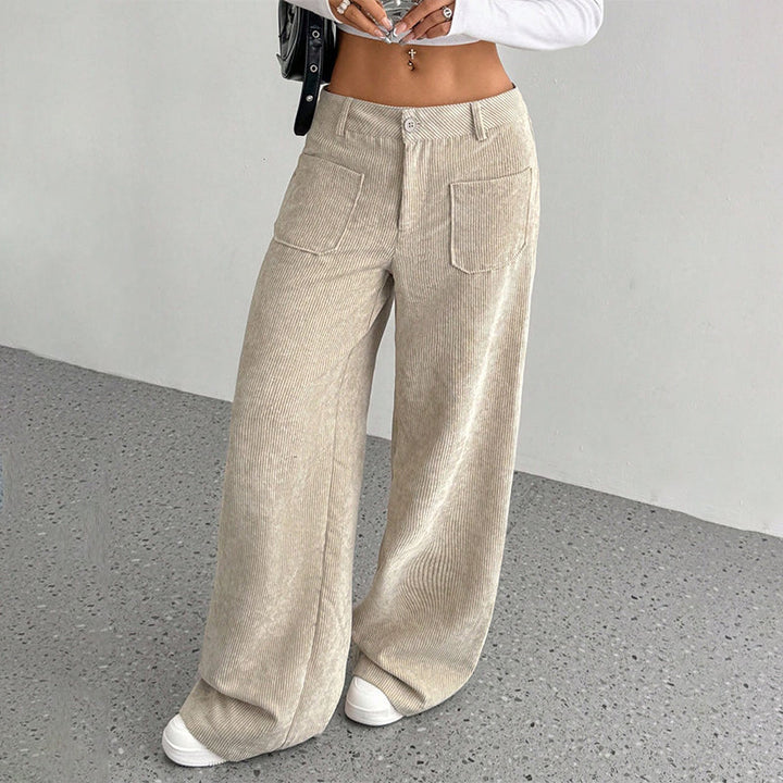 Damen Freizeit-Hochbundhose | Lockere Passform für ultimativen Komfort und Stil