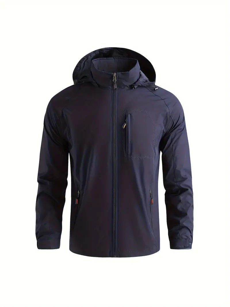 Wendell | Leichte Herrenjacke für Herren mit langen Ärmeln und Stehkragen