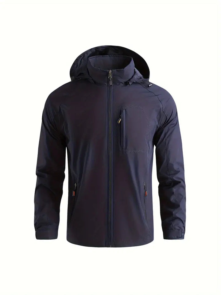 Wendell | Leichte Herrenjacke für Herren mit langen Ärmeln und Stehkragen