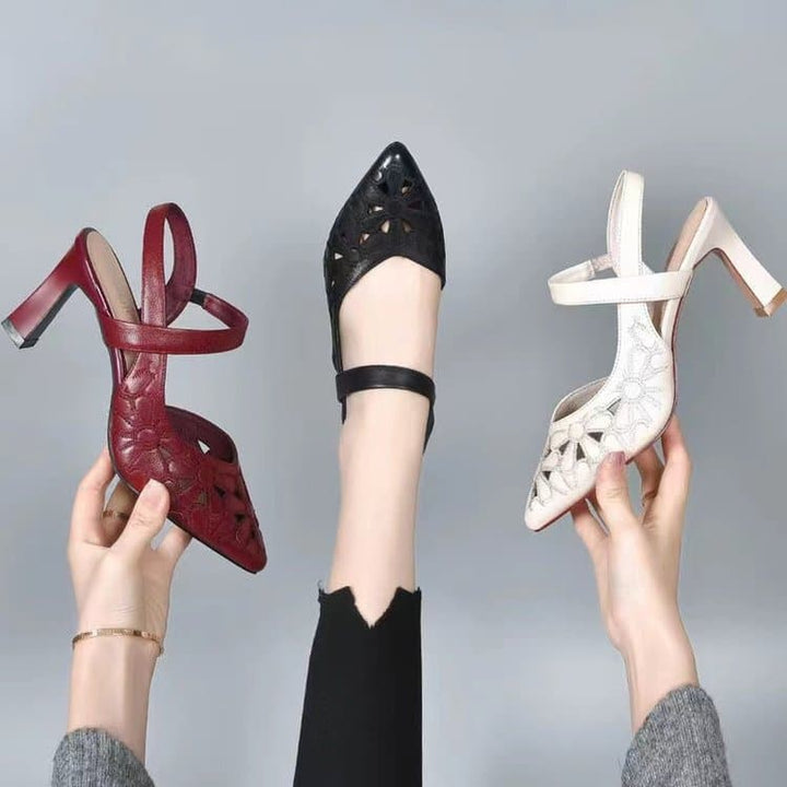Jonah | Retro Orthopädische High Heels Pumps für Damen