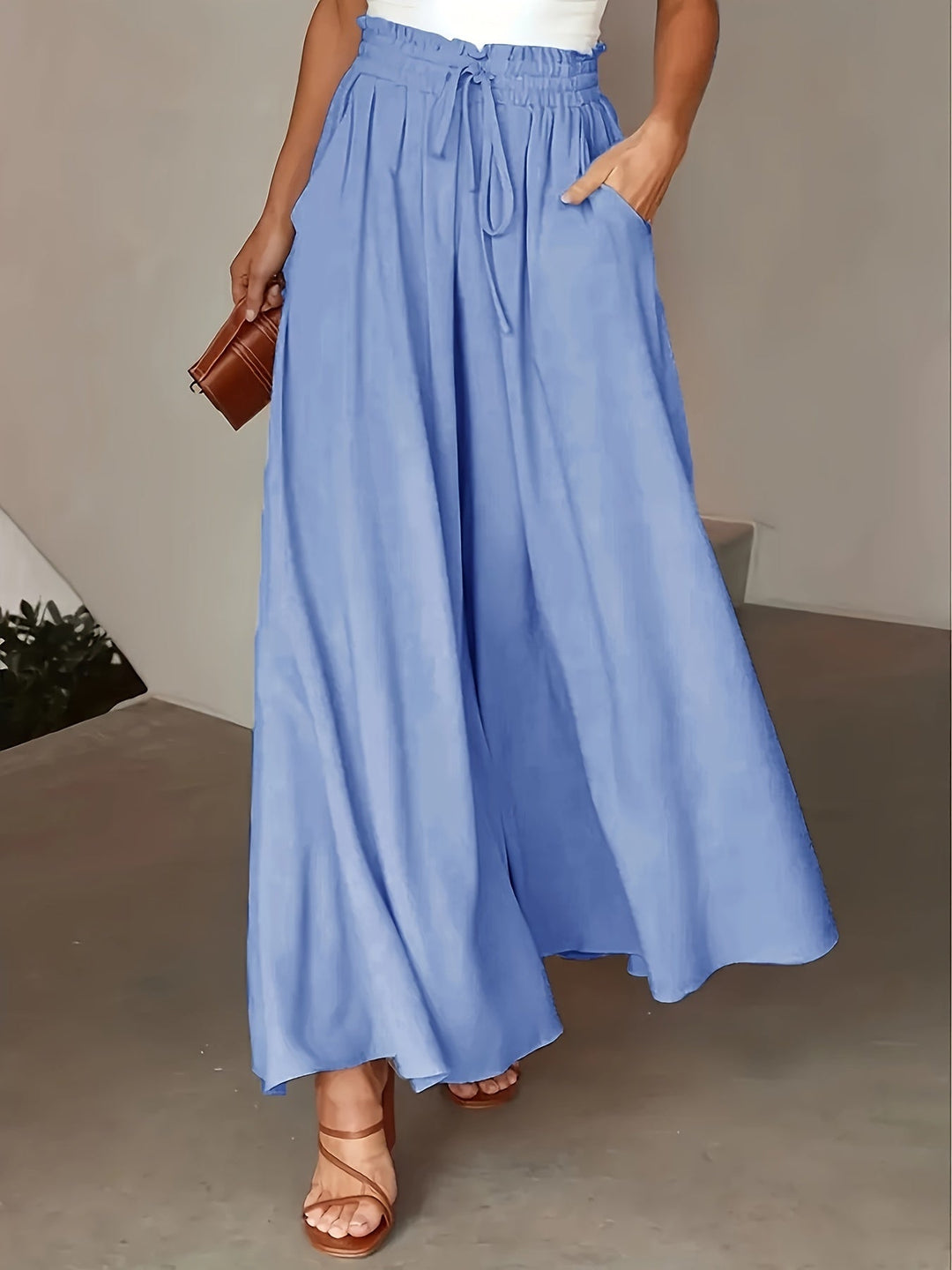 Jane | Schicke Weite-Hosen für Damen mit hohem Bund
