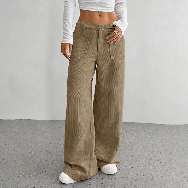 Damen Freizeit-Hochbundhose | Lockere Passform für ultimativen Komfort und Stil