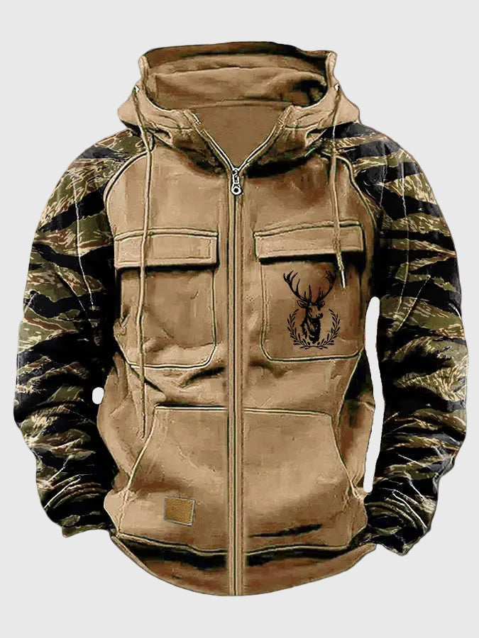 Owen | Men's Hooded Jacket with Drawstring and Pockets