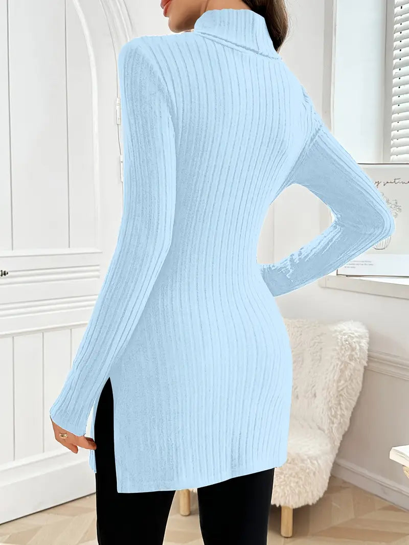 Sarah | Eleganter Langärmeliger Pullover für Damen mit Schmaler Passform für Den Herbst