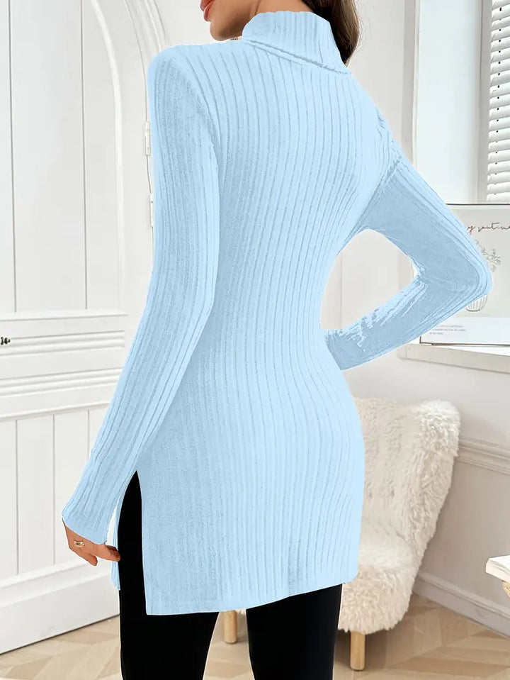 Sarah | Eleganter Langärmeliger Pullover für Damen mit Schmaler Passform für Den Herbst