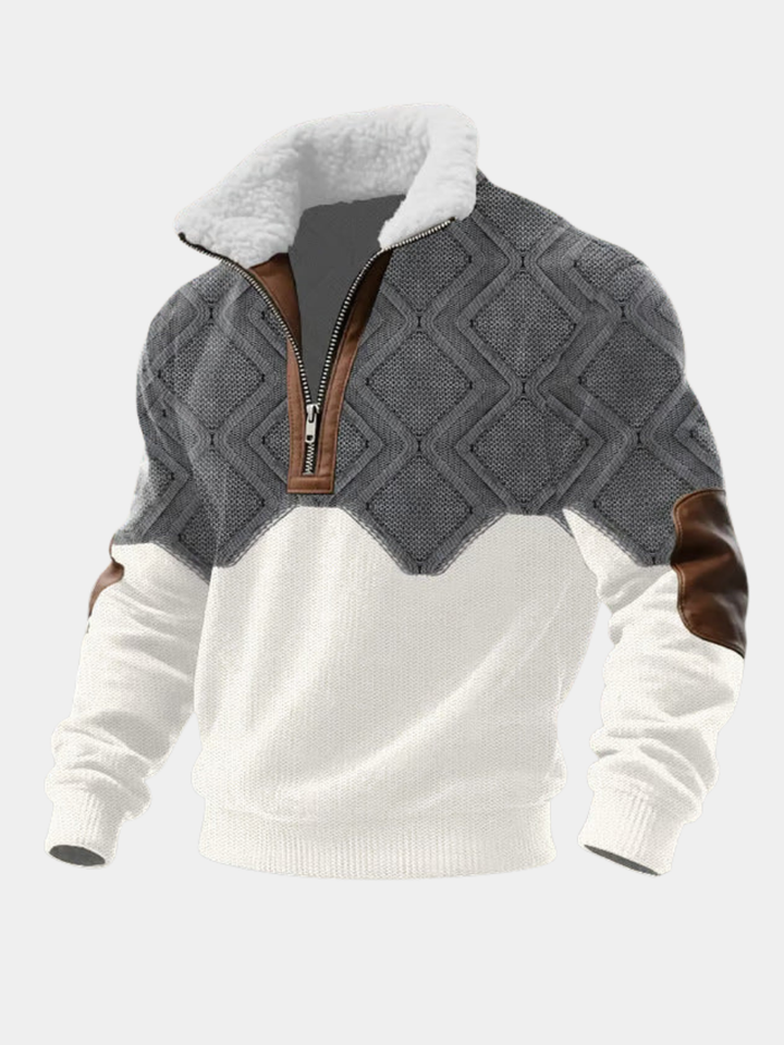 SILVORO | Pullover für Herren mit hohem Kragen