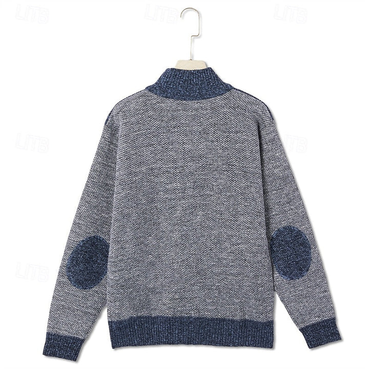 Kian | Herren Langarm-Cardigan mit Taschen