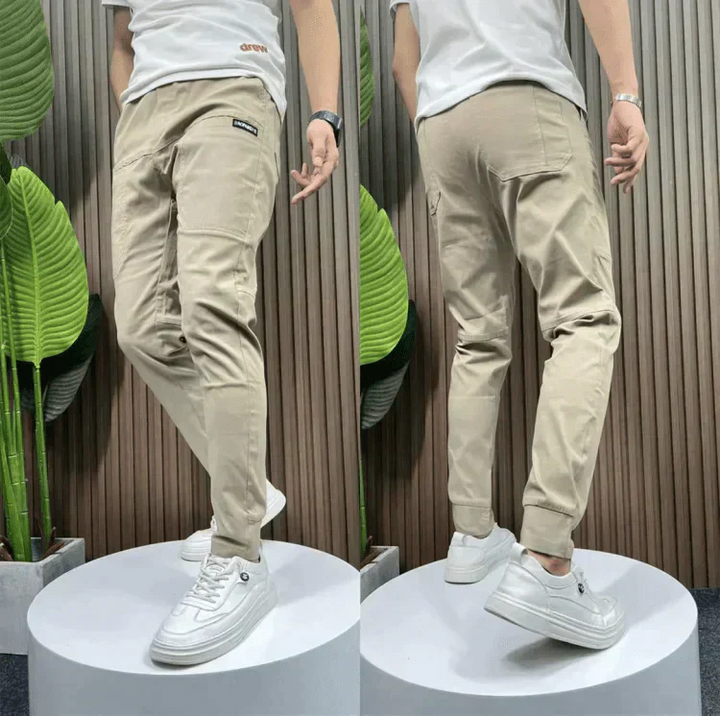 Andy | Dehnbare Cargo-Hose für Herren mit geradem Bein