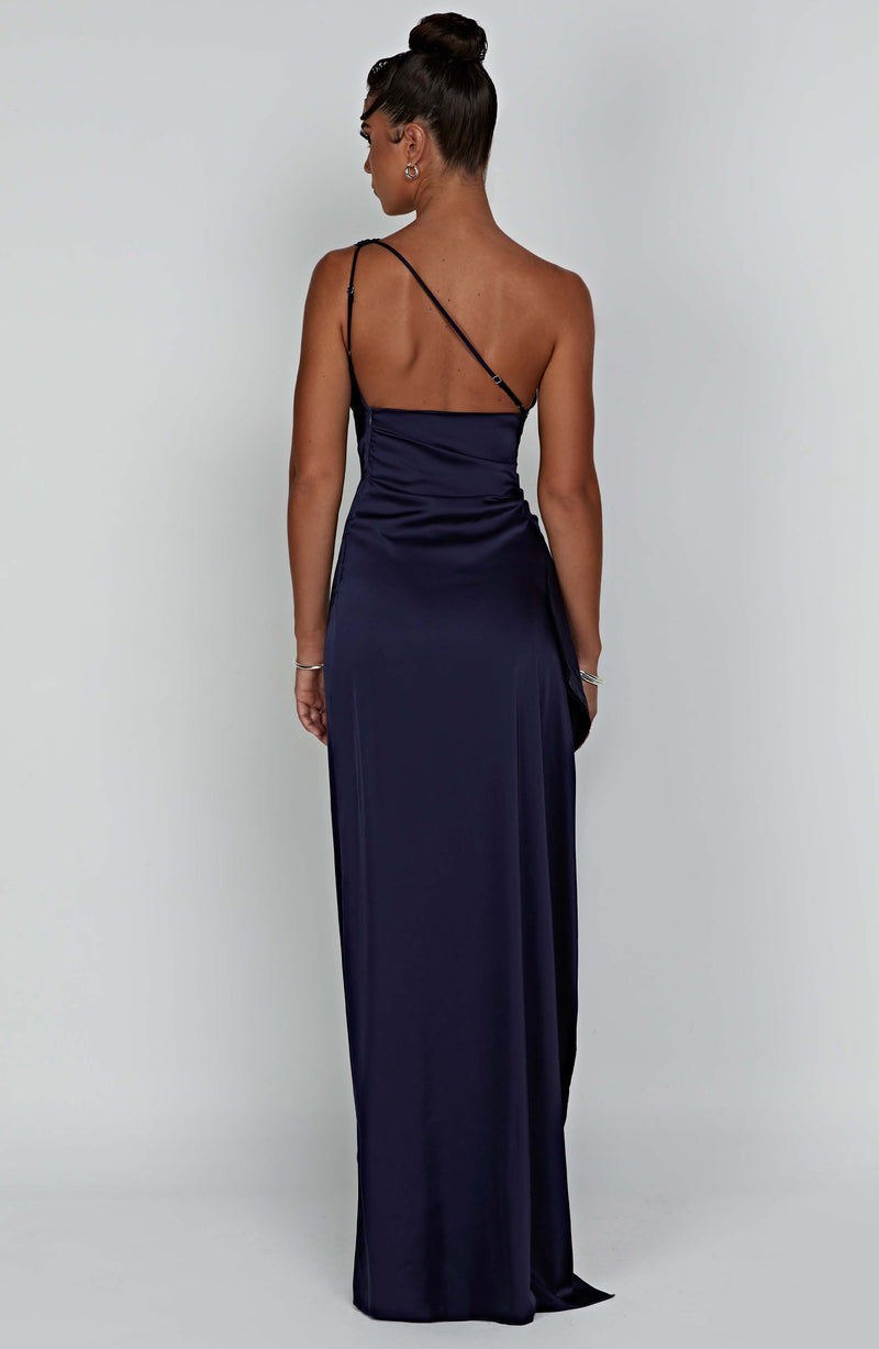 Saoirse | Langes Bodycon Maxikleid für Damen mit einem Schulterträger