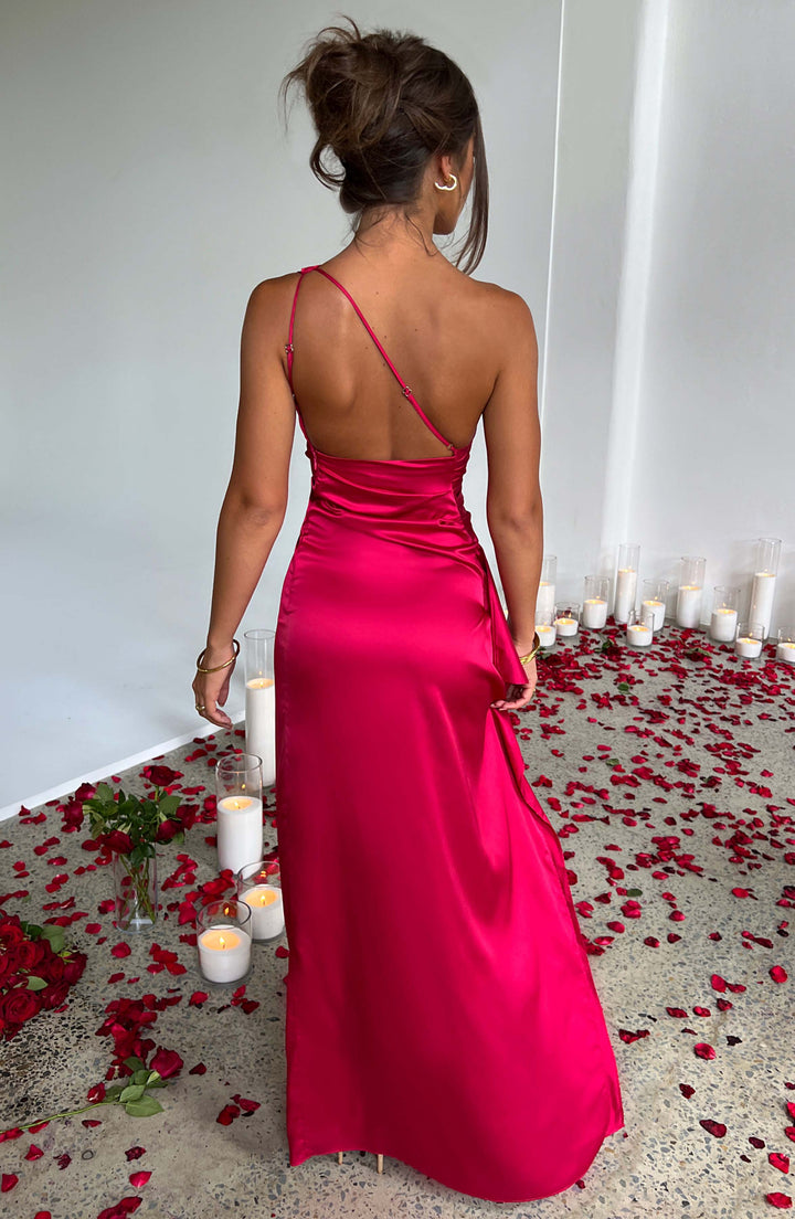Saoirse | Langes Bodycon Maxikleid für Damen mit einem Schulterträger