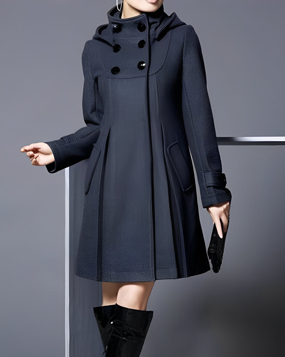 Solana | Stylische Jacke für Damen mit Mandarinkragen und langen Ärmeln