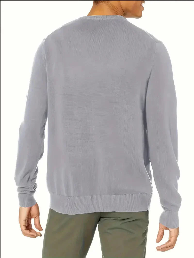 Brit und Boho | Oliver Essential Strickpullover mit Rundhalsausschnitt