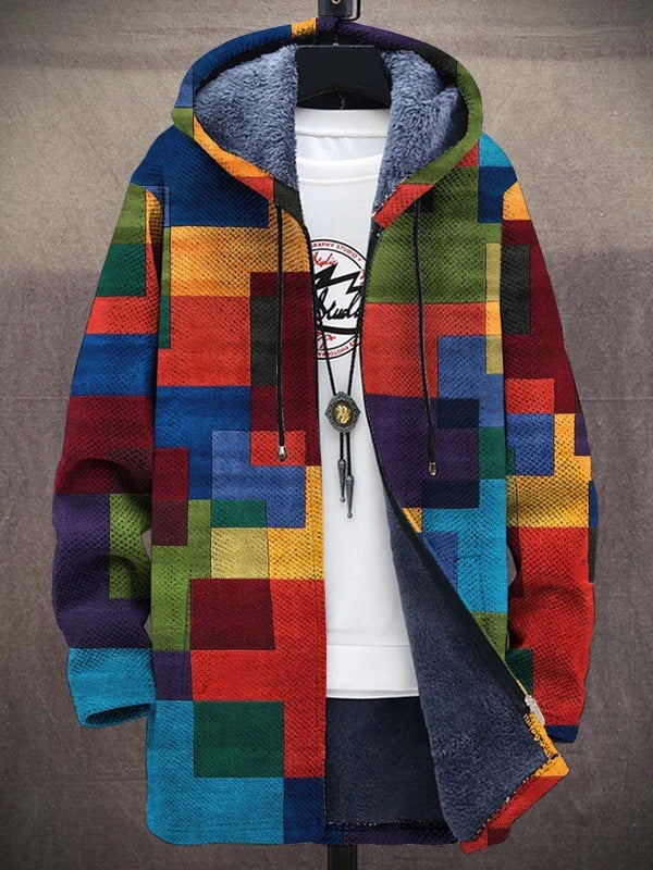 Savanna | Lux Art Inspo Cardigan mit Kapuze und langen Ärmeln