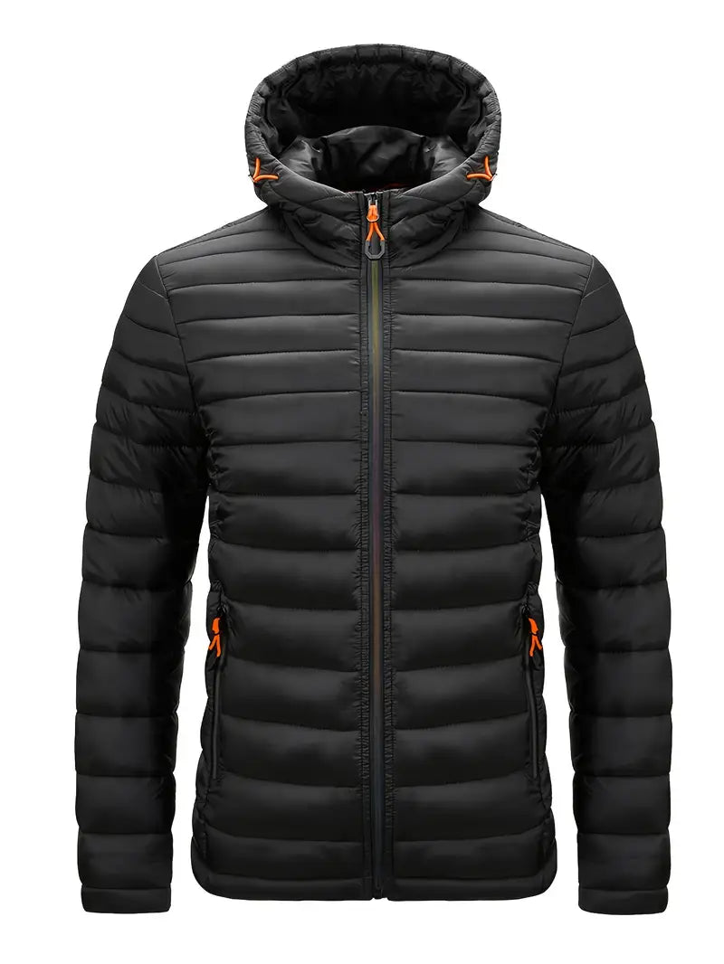 Elegante Kapuzenjacke für Herren mit langen Ärmeln