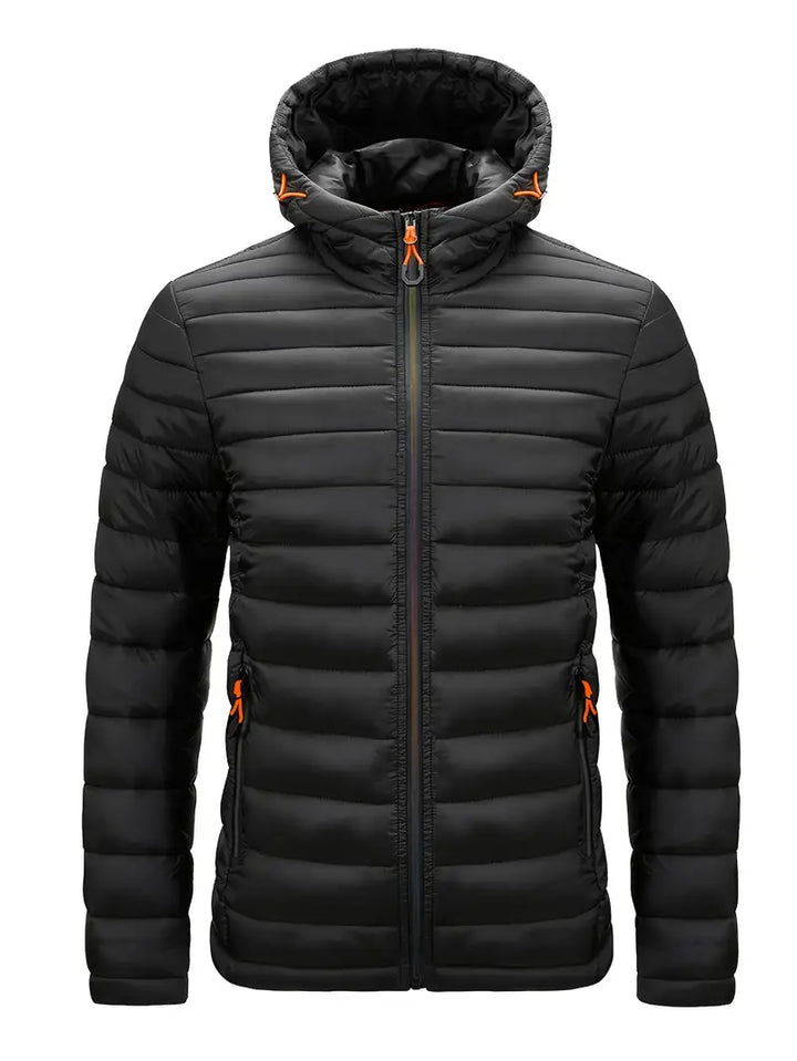 Elegante Kapuzenjacke für Herren mit langen Ärmeln