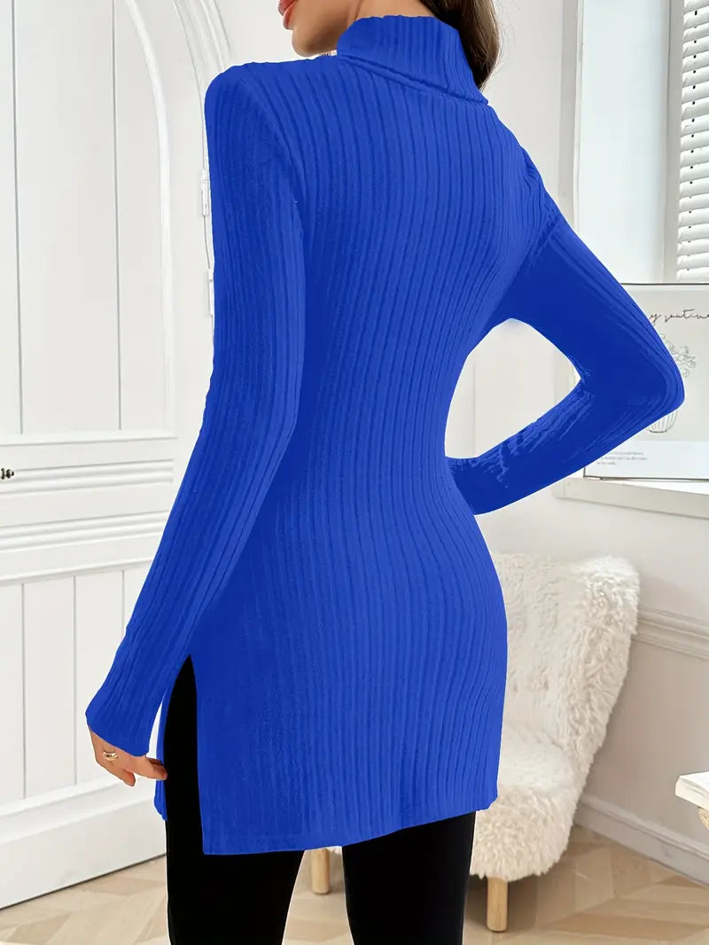 Sarah | Eleganter Langärmeliger Pullover für Damen mit Schmaler Passform für Den Herbst
