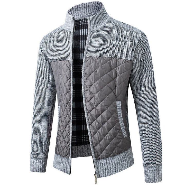 Owen | Herren Cardigan mit Stehkragen und Taschen