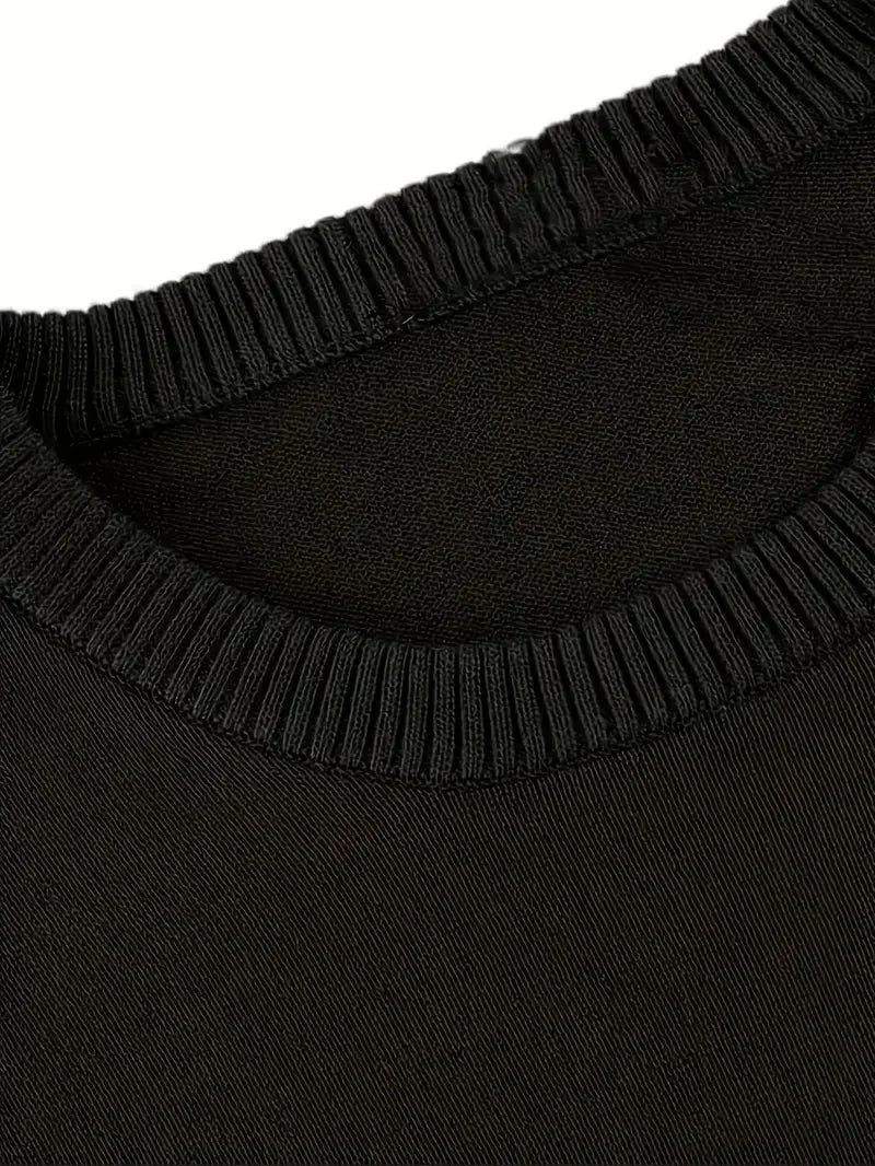 Brit und Boho | Oliver Essential Strickpullover mit Rundhalsausschnitt