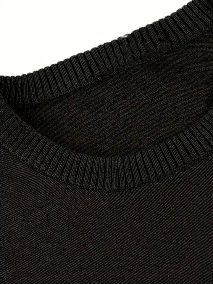 Brit und Boho | Oliver Essential Strickpullover mit Rundhalsausschnitt