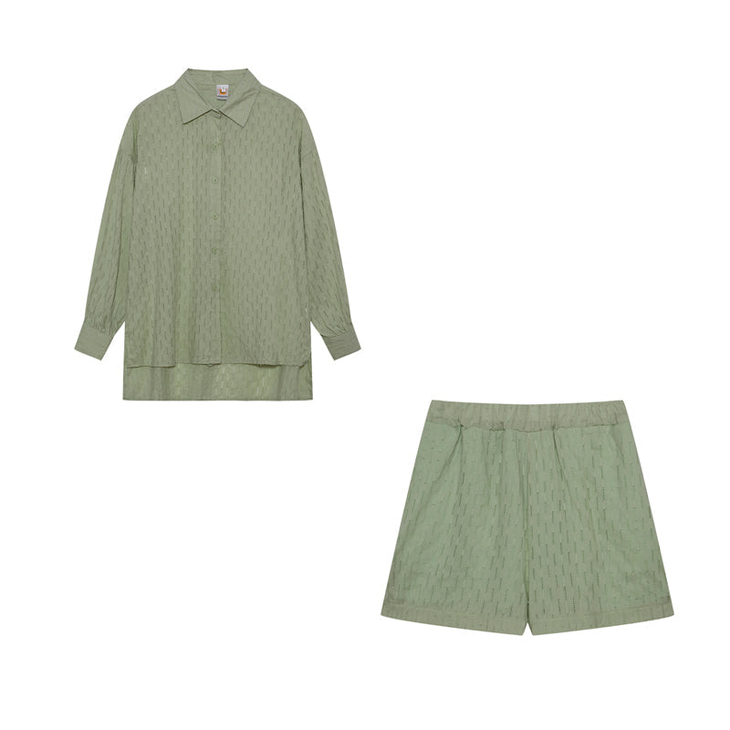 Elizabeth | Luftiges Shirt- und Shorts-Set